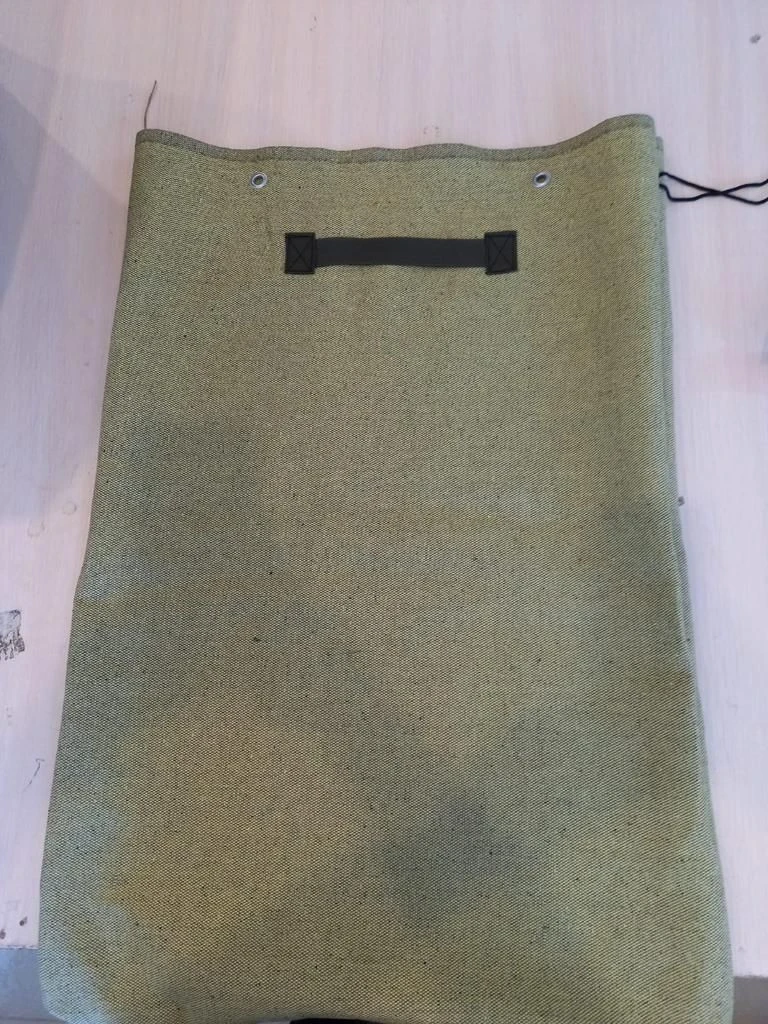 Durable Canvas Document Evacuation Bag for Secure Transport