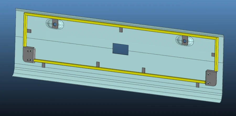 5299-401-5412520/K SB Heater hatch panel