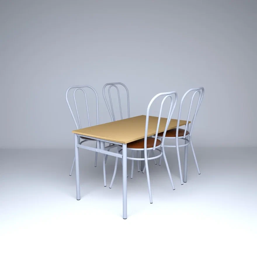 Dining Tables Series M10 - Customizable Metal Frame