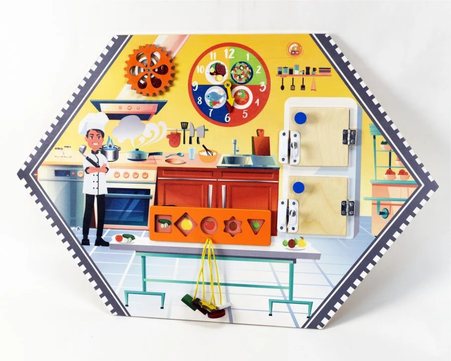 لوحة مشغولة حائطية لطبخ، سلسلة تعلم المهن