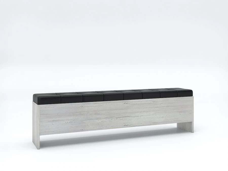 BN-11 Bench with Eco-Leather Upholstery