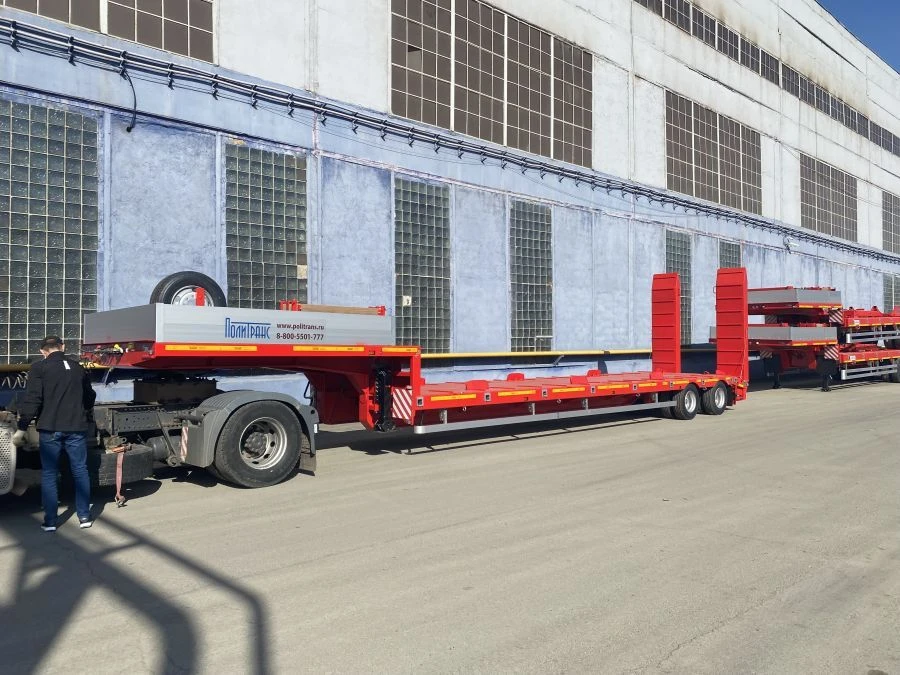 بوليترانس 94182-010 نصف مقطورة ثقيلة مع منصة مسطحة