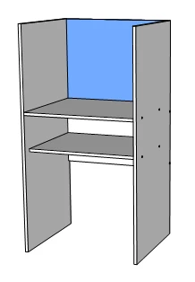 مكتب طلابي مع كابينة صوتية لفصول اللغة