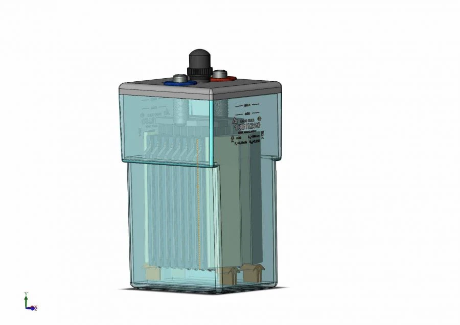 بطارية رصاصية ثابتة 10بП250 (10GroE250)