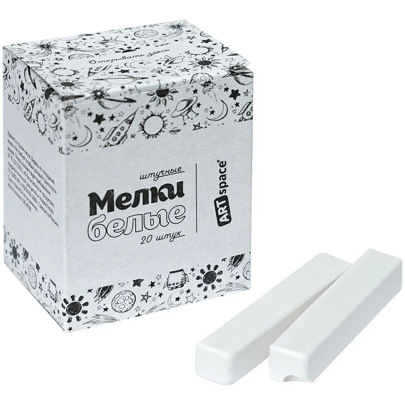 طباشير بيضاء "ArtSpace"، 20 قطعة