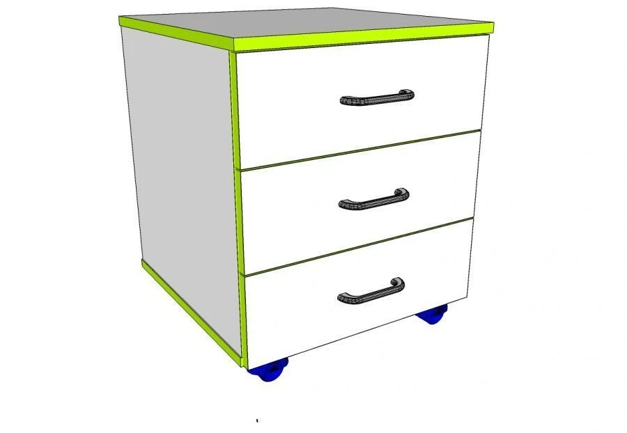 خزانة مكتبية خشبية لتخزين الوثائق