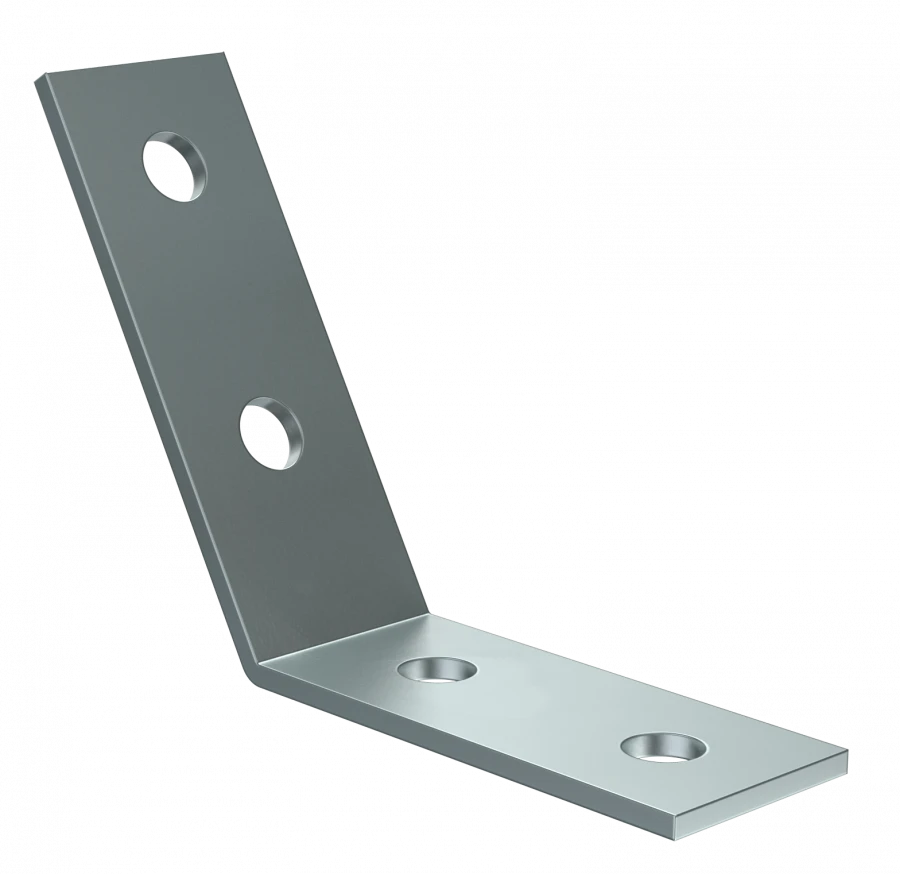 Angled Mounting Bracket 60° for STRUT-Profile CLM50D-UNS-060-40
