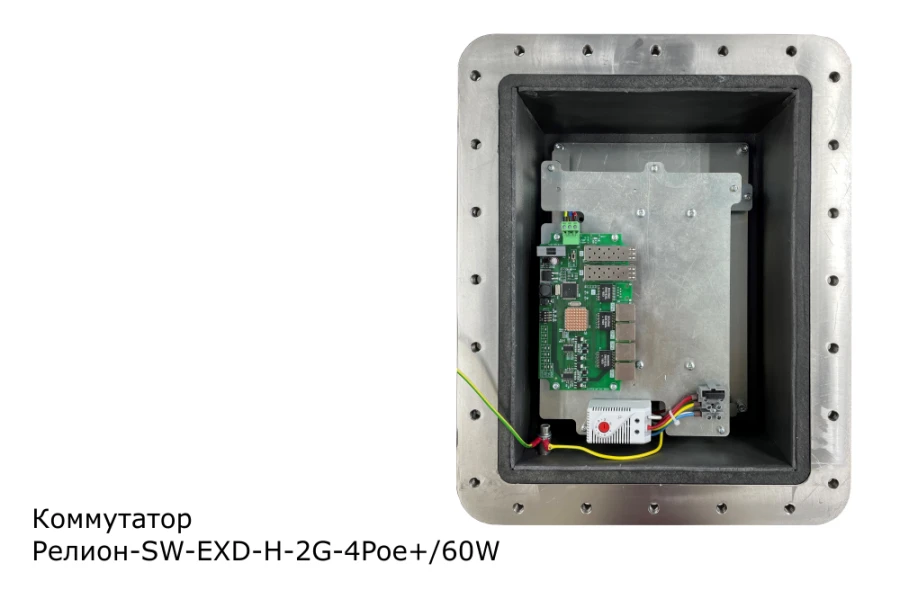 مفتاح شبكي مُدار مقاوم للانفجارات، رليونيون-SW-EXD-N-2G-4Poe+/60W
