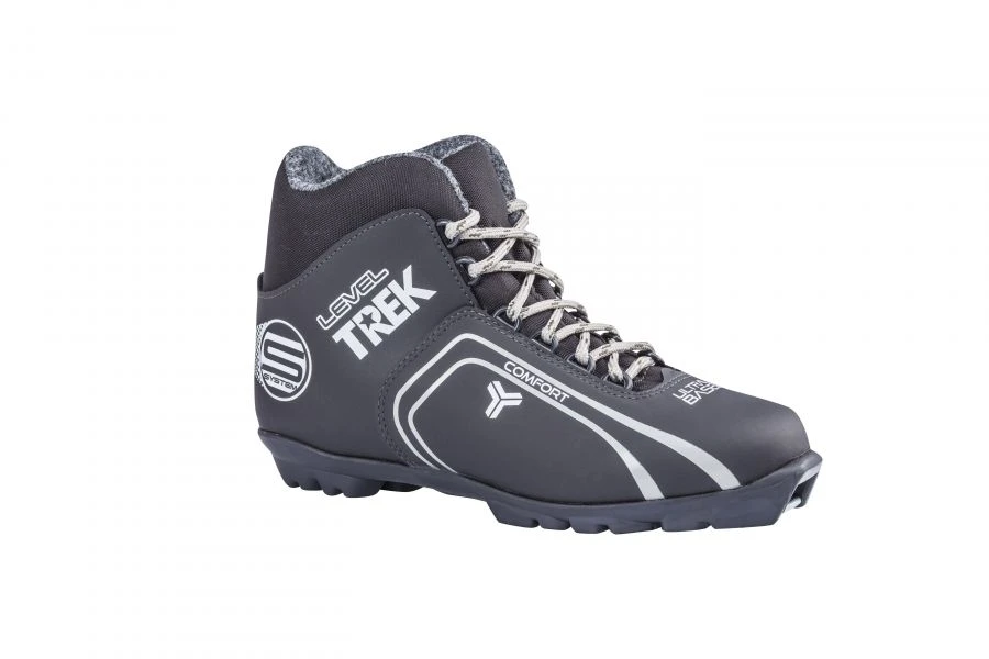 بوتski TREK Level4 الأسود (مقاس S) مع تثبيت SNS