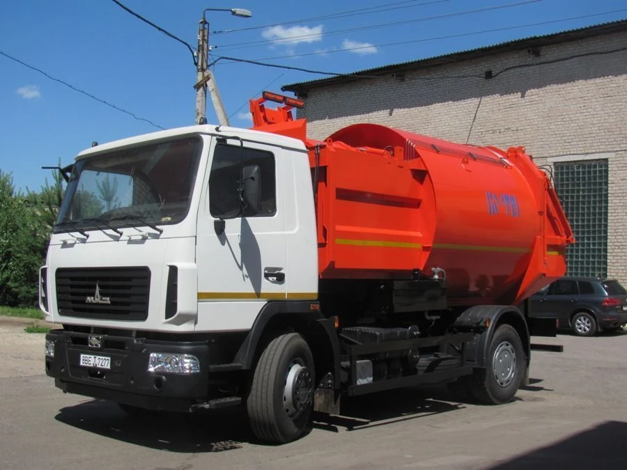 Side-Loading Garbage Truck KO-449-33 on MAZ-5340S2 Chassis