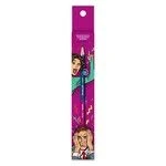 Two-Color Graphite Pencils "VKF" with Funny Phrases SUV-004