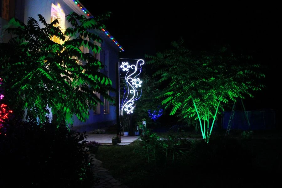 لوحة إضاءة LED "طيران الثلج" - مصباح خارجي 220V