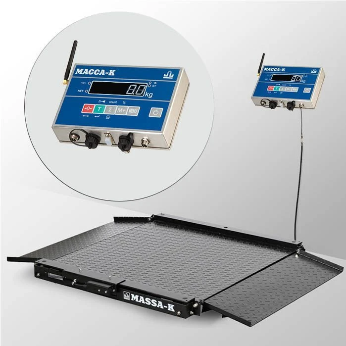 Industrial Scale 4D-LA-10/10-1500-AV (RUEW) with Ramp