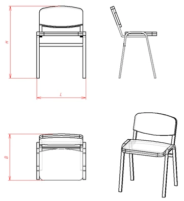 Ascona Chair (SUL.A.1 Series) - Comfortable Seating Solution
