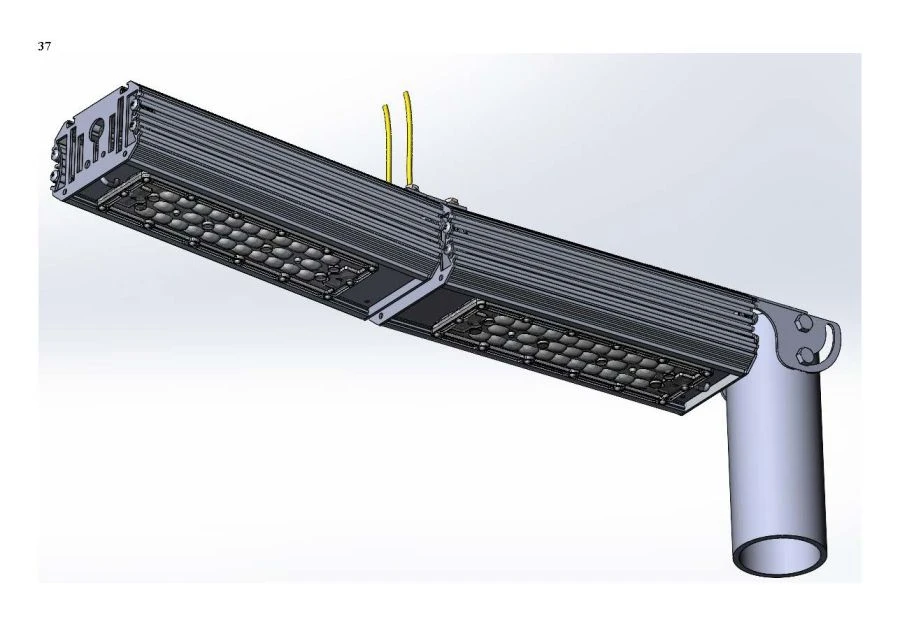 LED Industrial Design Fixture "MTM IoT" Series CUBE 80 Dual Module