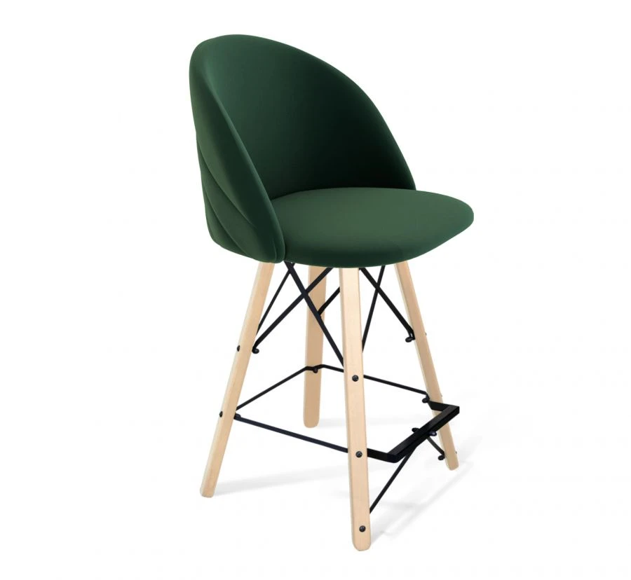 Comfortable and Elegant Semi-Bar Stool SHT-ST35-2/S80-1