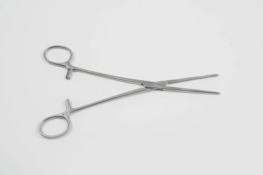 Dental Hemostatic Clamp, Straight No. 2, 200 mm