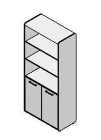 خزانة مكتب خشبية مجموعة "فيغاس