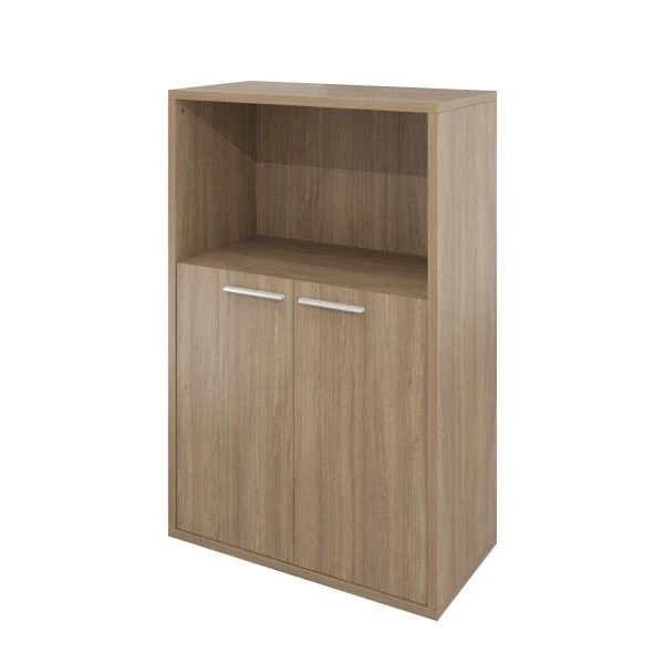 Low Storage Cabinet with Open Shelf 800x400x1250 (DB23+DB27*2)