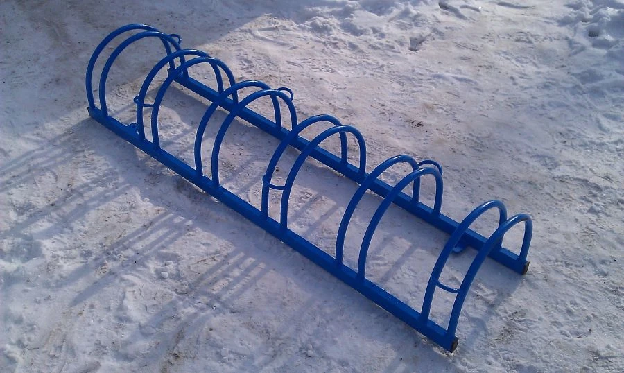 Decorative Semi-Circular Bicycle Parking for 10 Bikes - VP-3-10