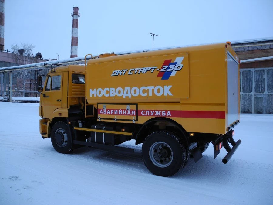 DKT-Start 230 Sewer Cleaning Machine on KAMAZ 43255-G5 Chassis