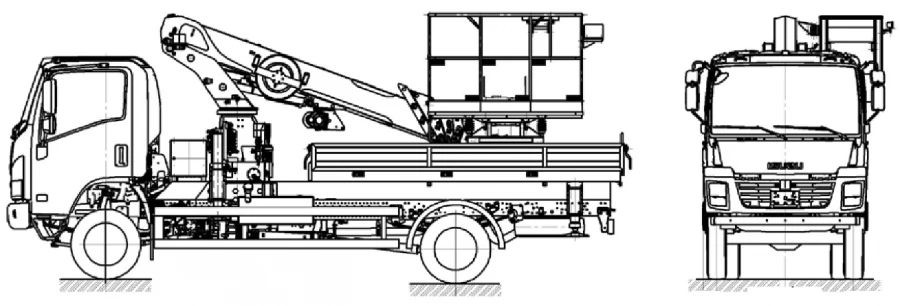 Self-Propelled Aerial Work Platform Lift PSS 5908ZA