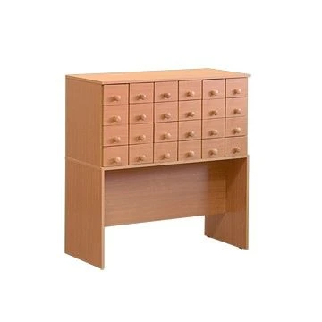 24-Drawer Archive Cabinet with PVC Edging