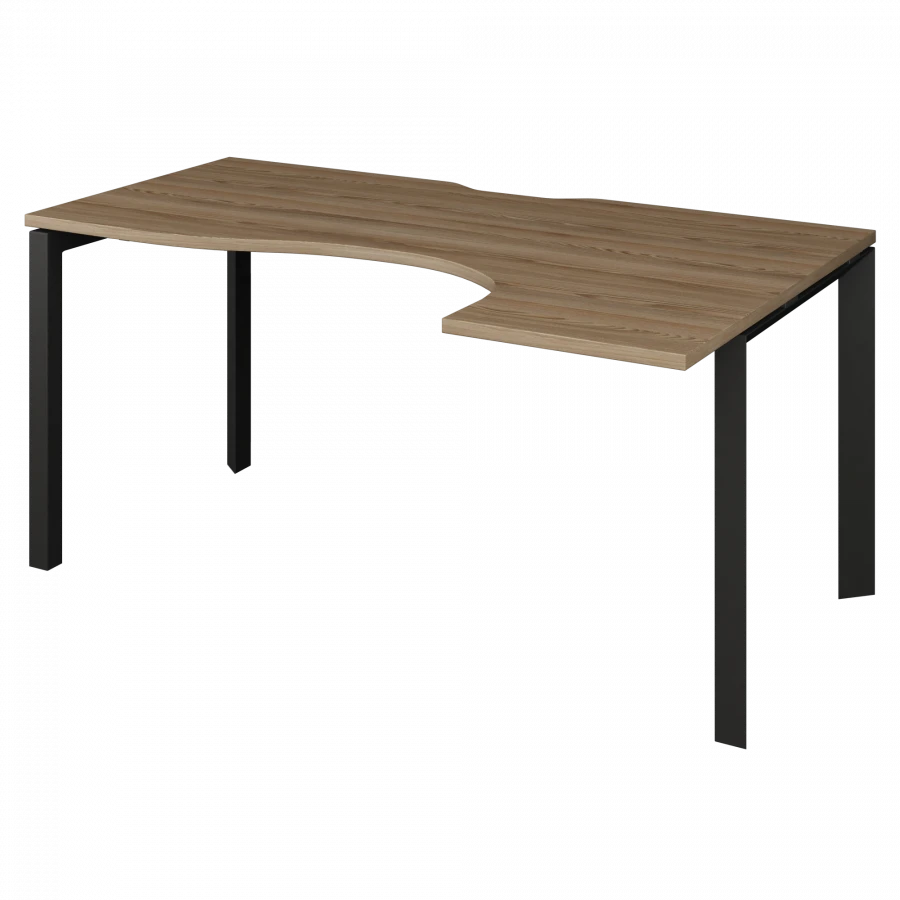 Corner Table NTMП.P-040.PR with Metal Frame