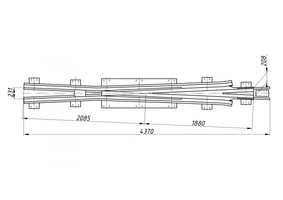 Crosspiece Type R50 Model 1/9 (Project 2498.23.000)