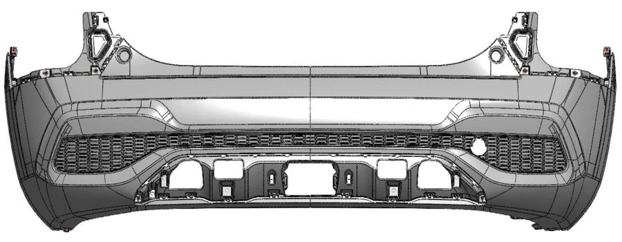 Rear bumper (bumper shell) SP2 86612-Q5000