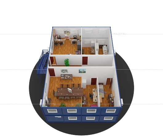 Modular Construction Building for Site Installation