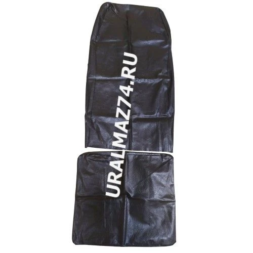 غطاء مقعد ثلاثي النقاط (مسند الظهر + وسادة المقعد)، جلد