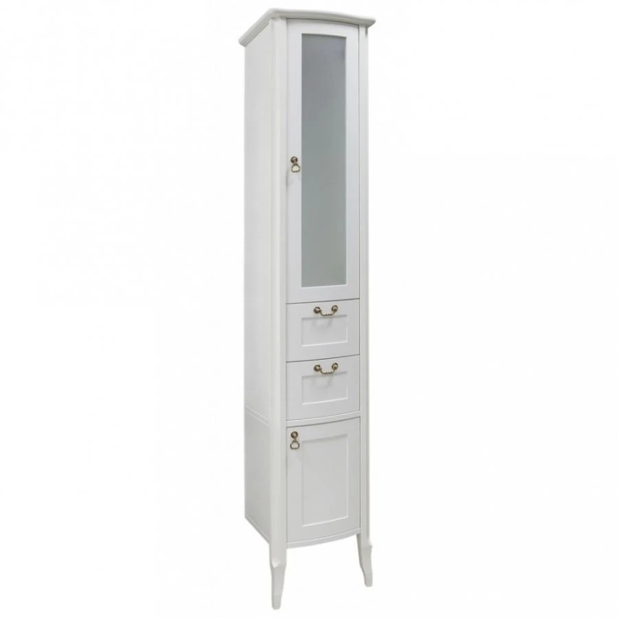 Versailles Ivory Floor Column Cabinet 1A189103VSZA01