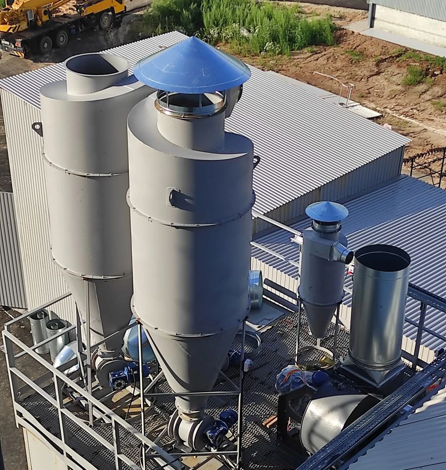 جامع غبار دوار ЦОЛ لإزالة غبار الحبوب