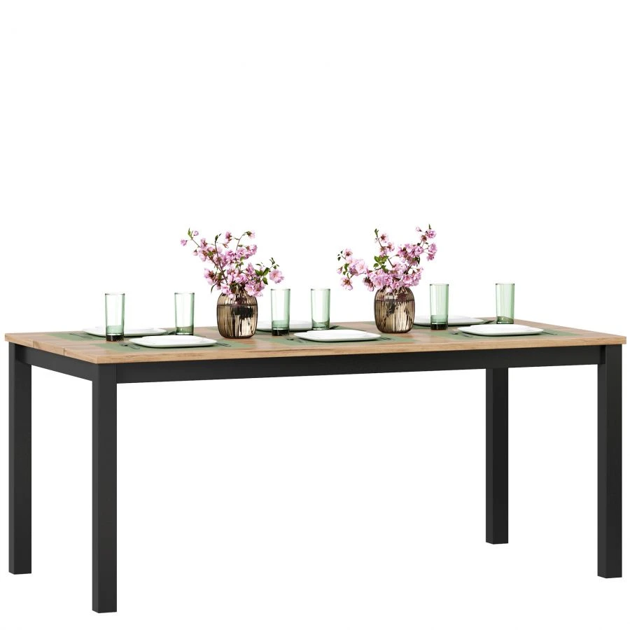 Techno LD.678040.000 Table (Golden Oak/Black)