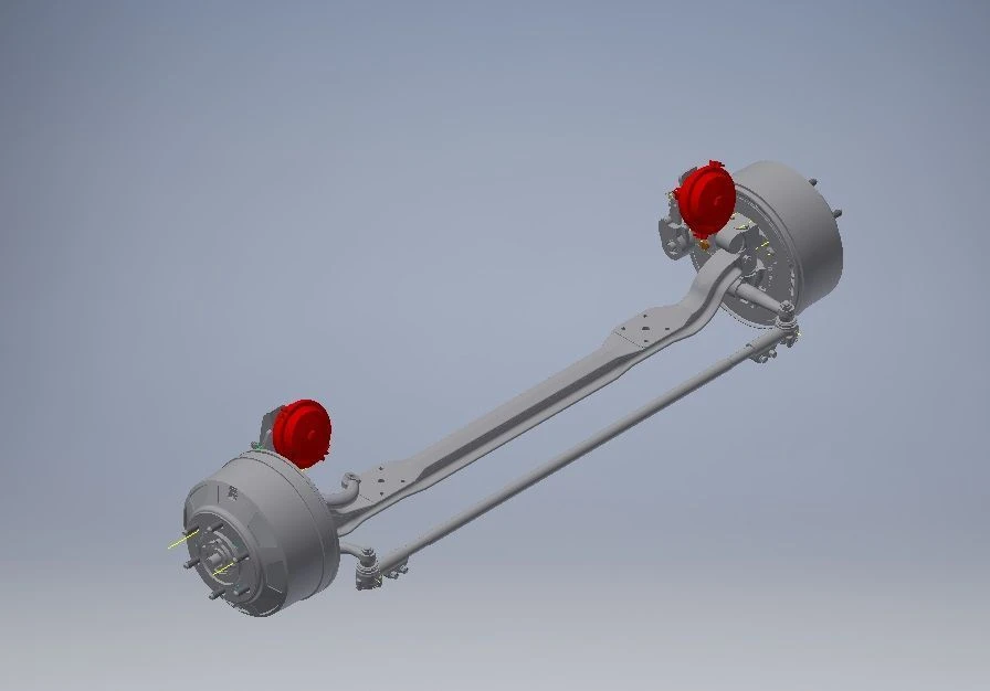 محور أمامي مع مكابح كامة 16.3000012-110