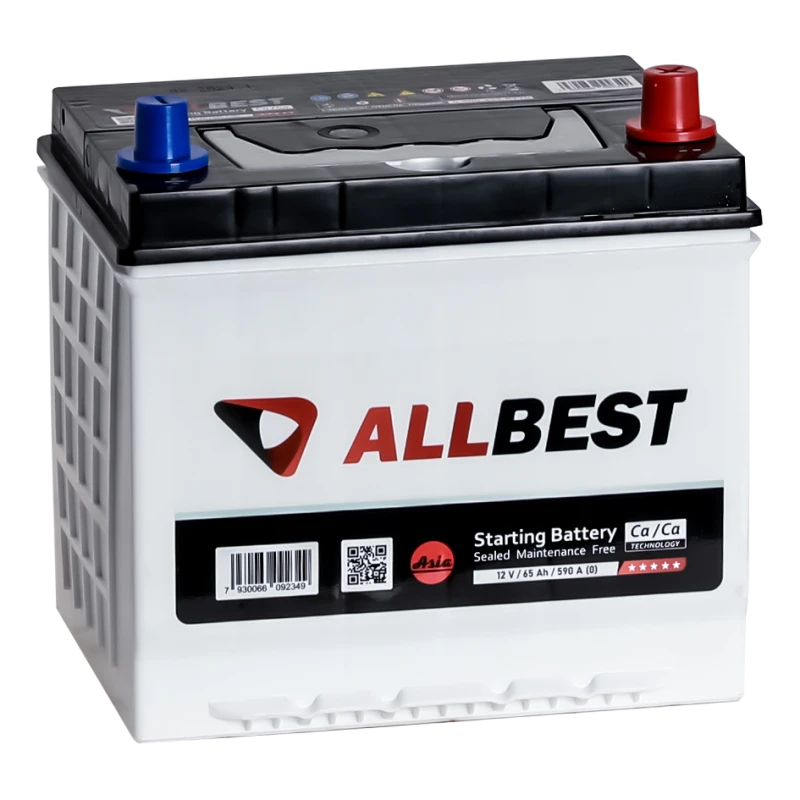 بطارية رصاصية لبدء محركات الاحتراق الداخلي 12 فولت 65Ah ALLBEST