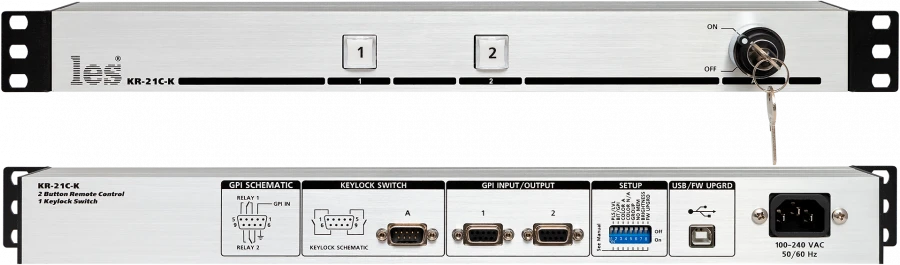 Active Control Panel KR-21C-K with GPI Signals and PC Control
