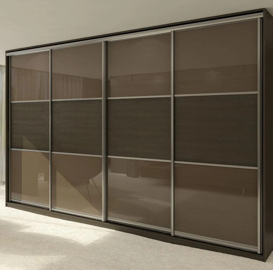 Sliding Wardrobe with Shelves and Dividers