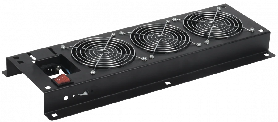 لوحة مروحة السقف FM05-31M ITK مع مفتاح، 3 وحدات، أسود