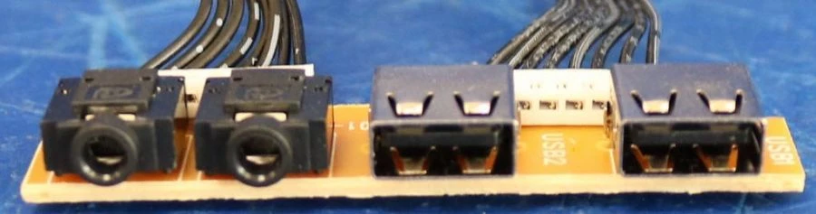 Front Control Panel with USB and Audio Jacks FL-733 KPRP.469535.173