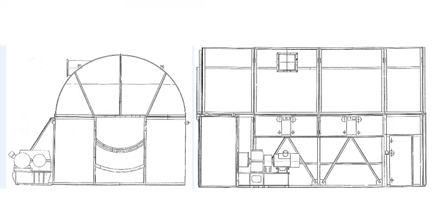 كسارة غربال أسطوانية لتكسير الفحم الانتقائي DGB-35x70A