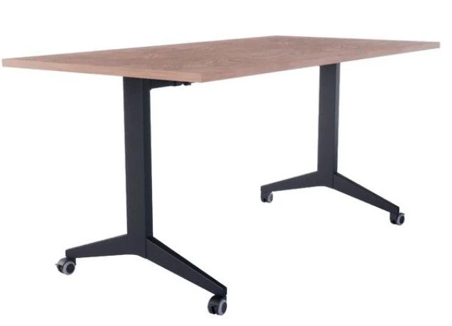 Foldable Office Tables with Metal Frame on Wheels