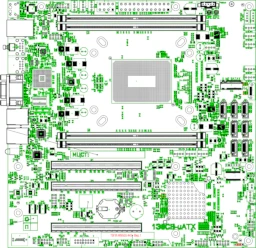 لوحة إلبروس-8SV للخوادم ذات المستوى الابتدائي - 1Э8СВ-uATX