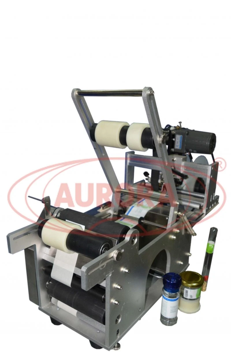 آلة وضع الملصقات شبه الأوتوماتيكية مع طابعة تاريخ الموديل AE