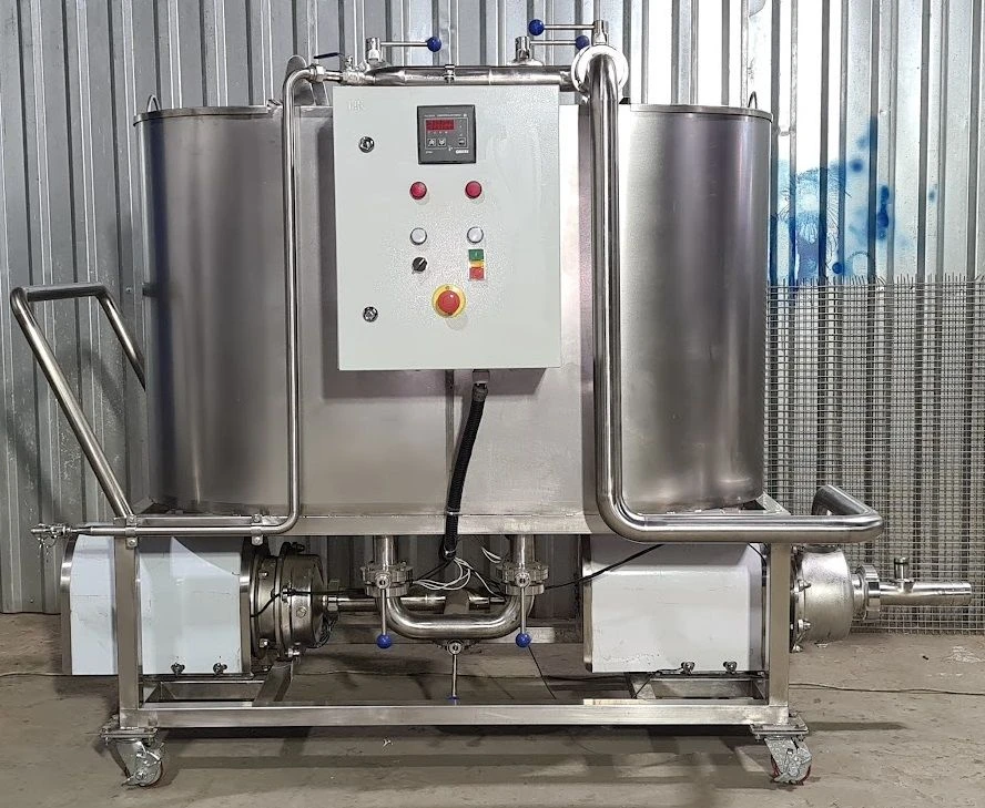 وحدة تنظيف CIP المتنقلة 500 لتر