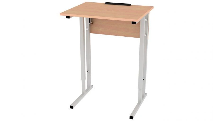Adjustable Single Student Desk for Grades 5-7 with Tilted Top 504.025