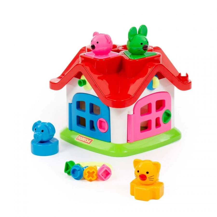 Colorful Logic Tower with Locks and Animals (Model 9159)