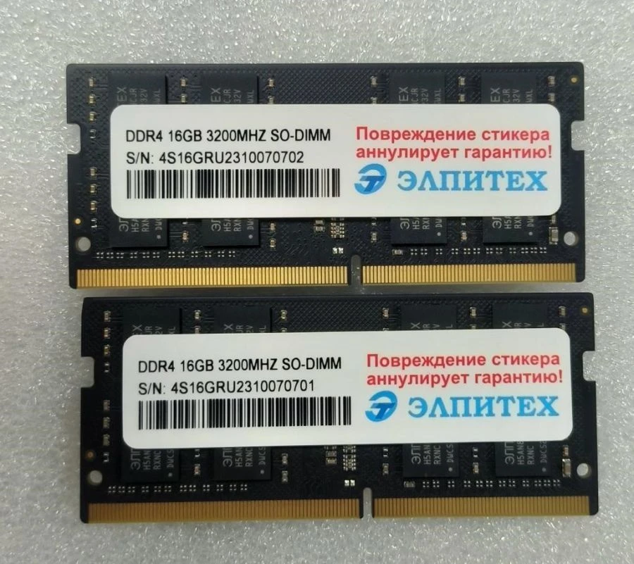 وحدة ذاكرة الوصول العشوائي SODIMM DDR4 32 جيجابايت ET417