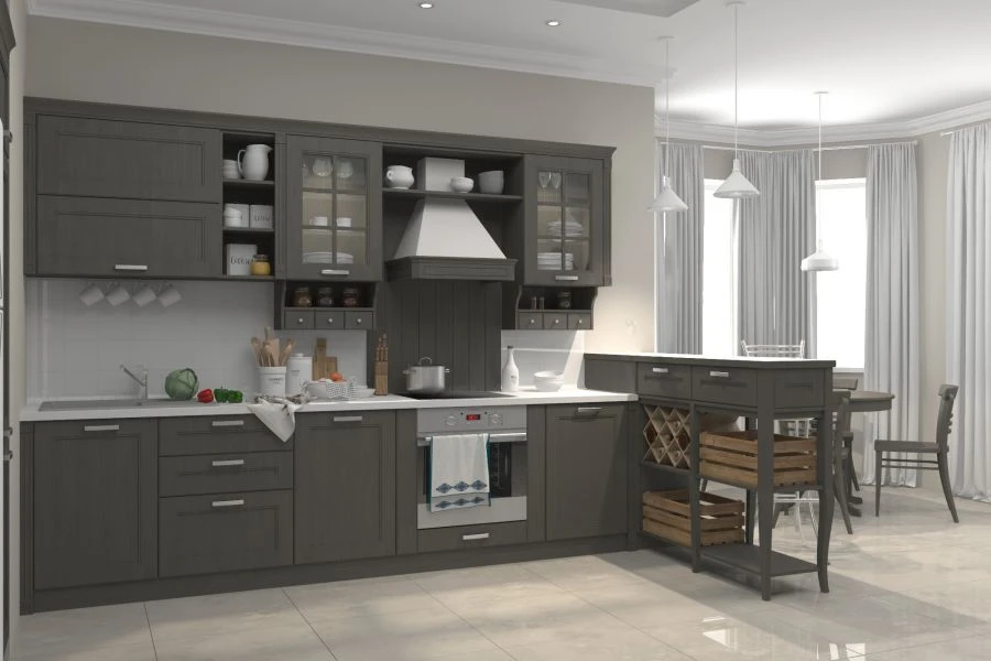 طقم مطبخ "فيفا" - تصميم عصري ووظيفي